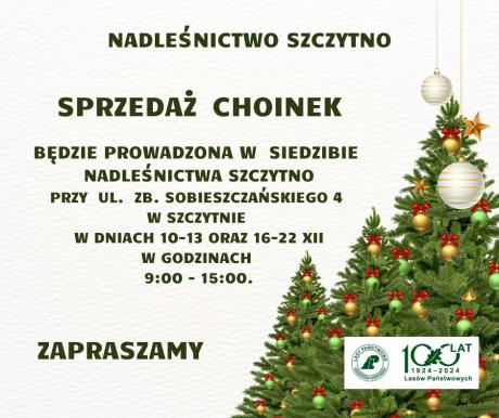 Sprzedaż choinek